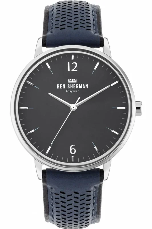 Ben Sherman Reloj Hombre Analogico Cuarzo con Correa de Cuero WB038U