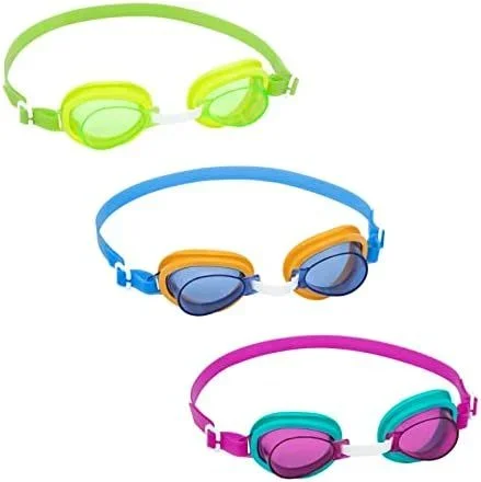 BESTWAY Gafas de Natación Infantiles Aqua Burst Essential Pack de 3 Unidades 13x5x2 cm Multicolor