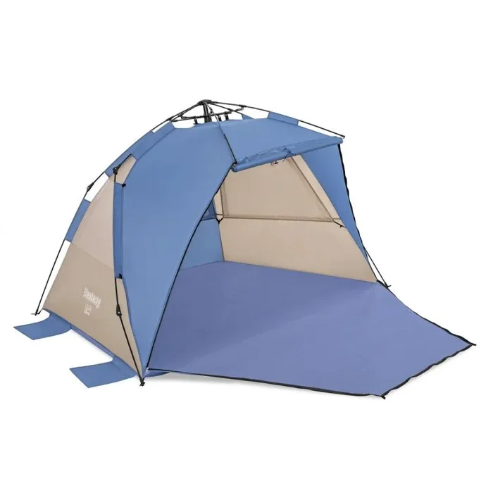 Bestway tienda polyester con ventilacion y avance 107/127x240x125 cm camping y playa 68144