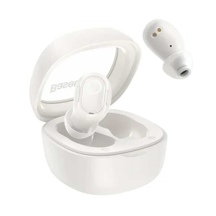 Bezdrátová sluchátka Baseus Bowie WM02 TWS, Bluetooth 5.3 (bílá) OS