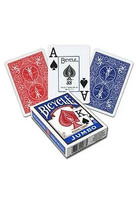 Bicycle Jumbo Rider Back juego de cartas 56 pieza(s)