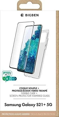 Bigben Connected PACKSILIVTGS21P funda para teléfono móvil 17 cm (6.7″) Transparente