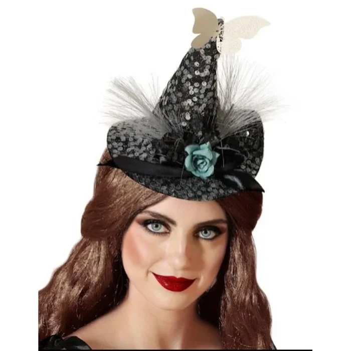 BigBuy Carnival Diadema Sombrero Bruja Halloween – Marca EAN: 8422259749653