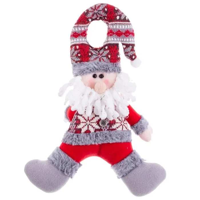 BigBuy Christmas Adorno Navideño Multicolor Tejido 35 cm