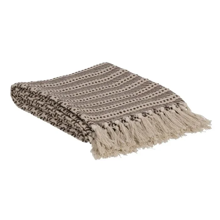 BigBuy Home Manta Beige 125 x 150 cm – Marca EAN: 8445146095237