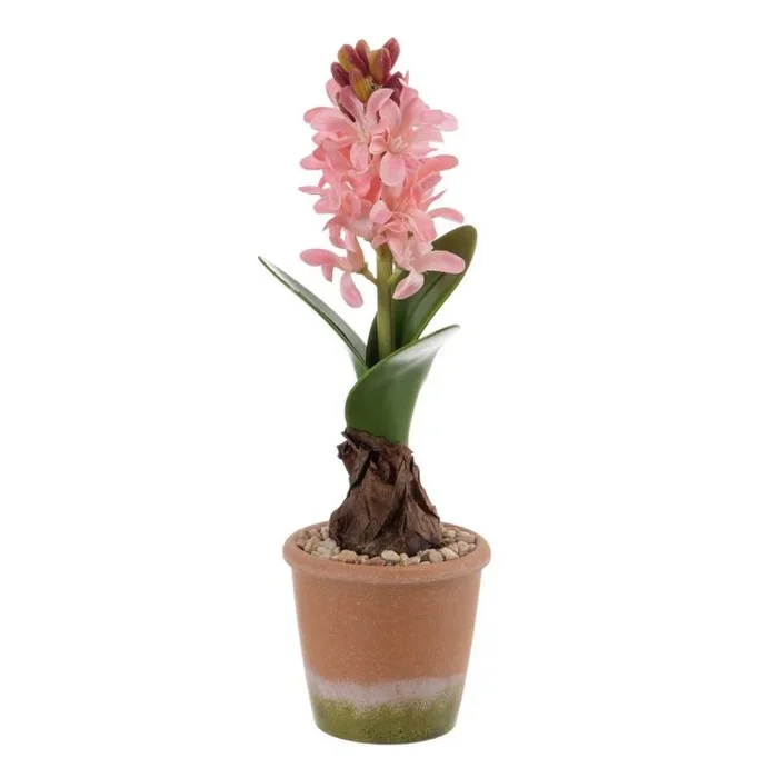 BigBuy Home Planta Decorativa Poliéster Polietileno Hierro Melamina 9,5 x 9,5 x 29 cm – Marca EAN: 8445146021564