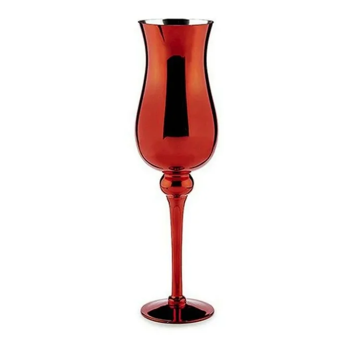 Bigbuy Home S3603449 Portavelas Cristal, 13.5 x 4.5 x 13.5 cm
