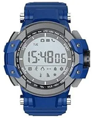 Billow Technology XS15BL – Reloj Digital para Unisex Adultos, Color Gris/Azul