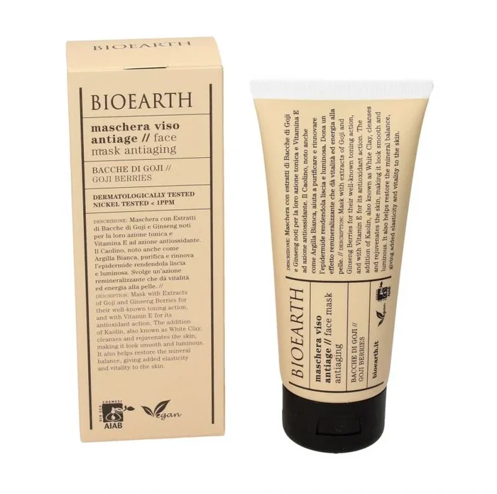 Bioearth Máscara de la Cara Antiage en Bayas de Goji 100 ML