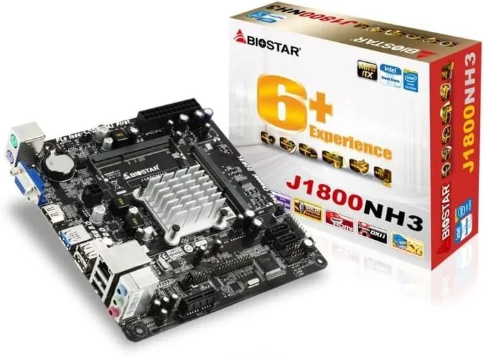 Biostar J1800NH3 placa base NA (CPU integrada) mini ITX