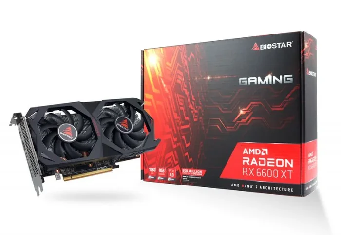 Biostar Radeon RX6600XT AMD Radeon RX 6600 XT 8 GB GDDR6
