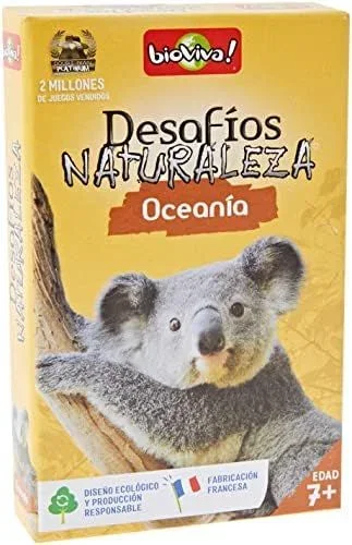 Bioviva Juego Cartas Desafios de la Naturaleza Oceania-Español