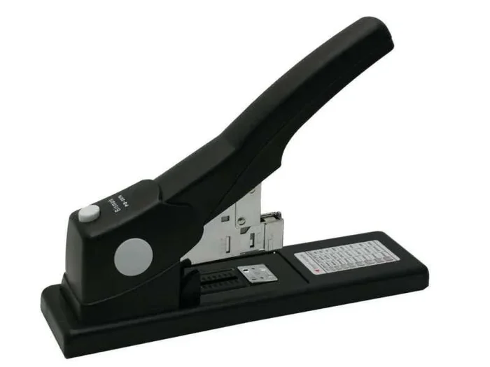 Bismark grapadora de gruesos 24mm – funcion de grapado en plano – capacidad para 200 hojas – color negro