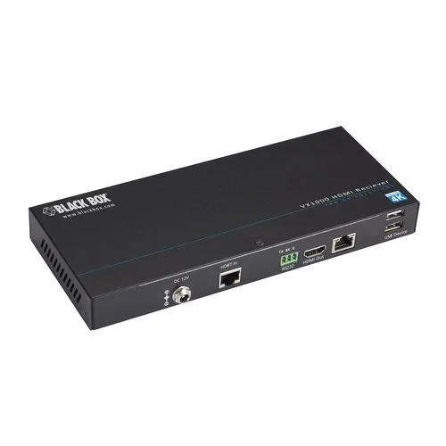 Black Box VX-1001-RX extensor audio/video Receptor AV Negro