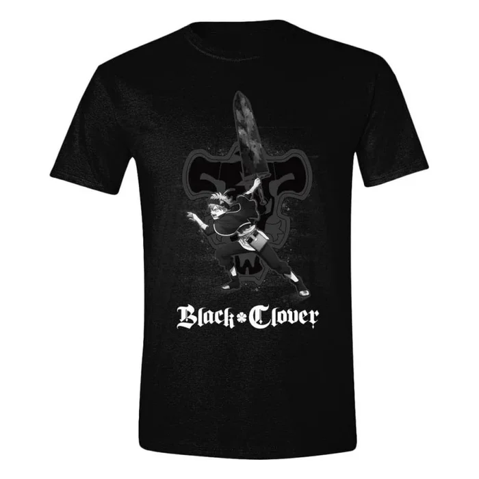 Black clover camiseta mono clover talla s