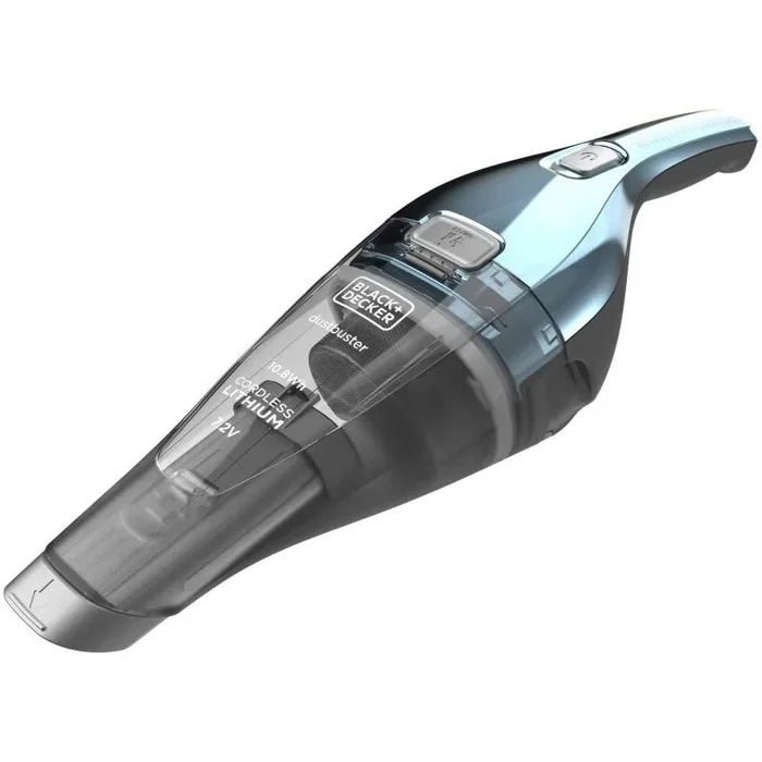 Black+Decker Aspirador de Mano 7.2V, batería de Litio 1.5Ah, acción ciclónica, autonomía 8 min, Capacidad 385 ml, Incluye: Base de Carga, Boquilla Estrecha y Cepillo, NVC215WA