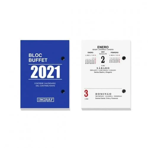 Bloc buffet catalan 2021 ingraf