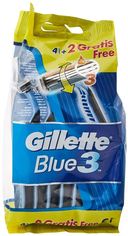 Blue 3 cuchilla afeitar desechables 5 u