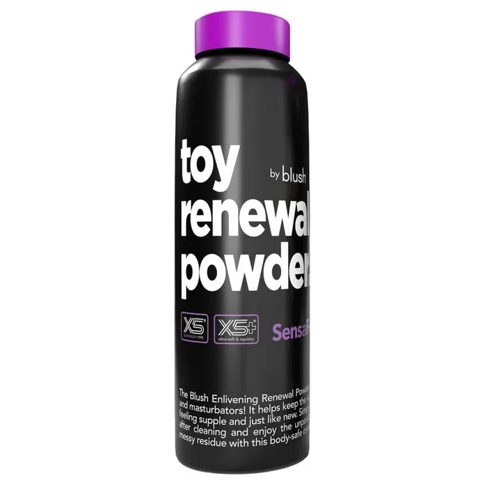 Blush Novelties Polvo renovador de juguetes – Polvo renovador para trazos y muñecas de TPE autolubricantes para hombres – Renueva y refresca tu consolador – Juguete sexual en polvo – Polvo blanco