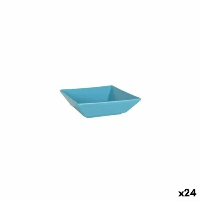 Bol para aperitivos la mediterránea elite azul porcelana 18 x 18 x 5 cm (24 unidades)