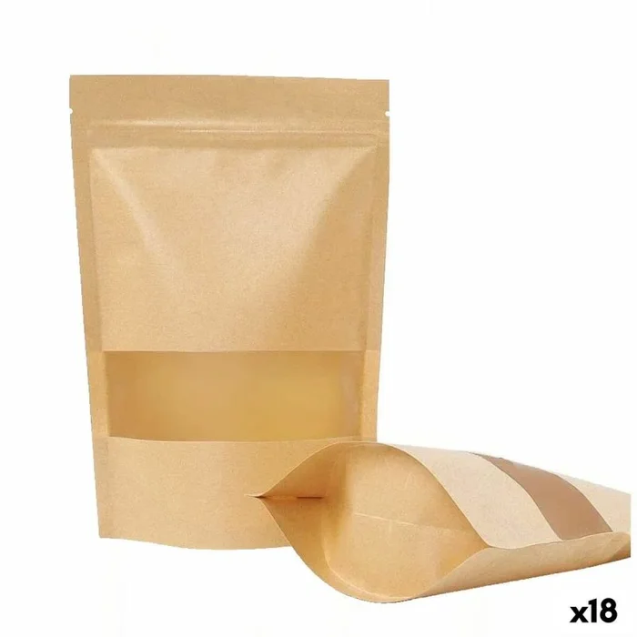 Bolsa reutilizable para alimentos algon 14 x 20 x 4 cm 12 piezas (18 unidades)