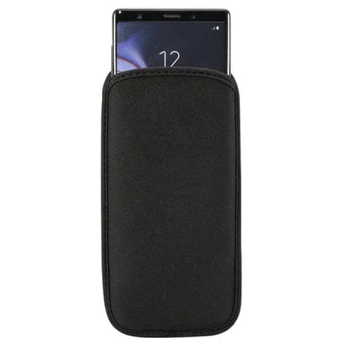 Bolsa Universal de Neopreno para Teléfono Celular Galaxy Note9 Note8 A8 Star 6.4 Pulgadas (Negro)