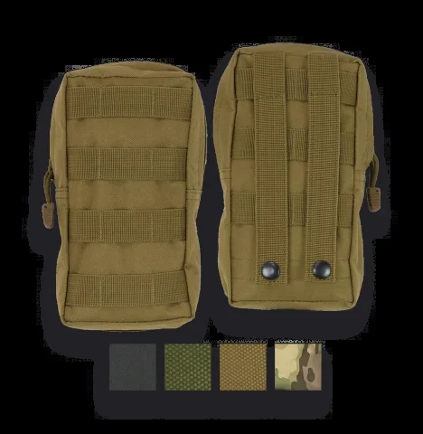 Bolso Accesorio Barbaric de color Negro en nylon 600D con cremallera y Sistema Molle