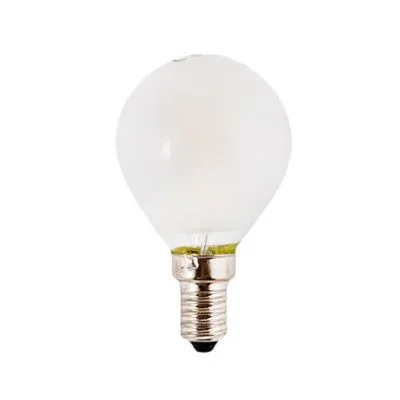 Bombilla LED Filamento ESFERICA E14 3W Luz Calida 3000K MATE