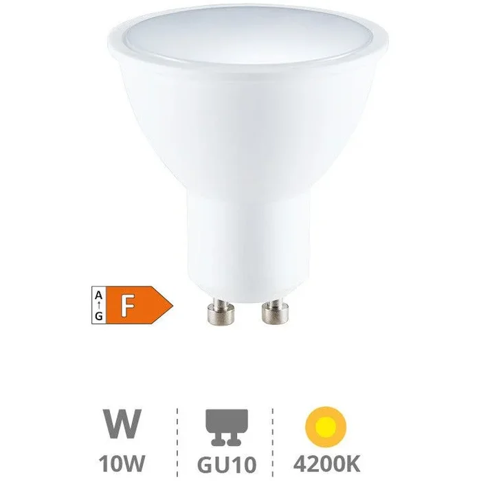 Bombilla Led Gu10 10w 4000k 120º Garsaco 200621016