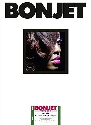 Bonjet Atelier gloss papel fotográfico A3 Blanco Brillo