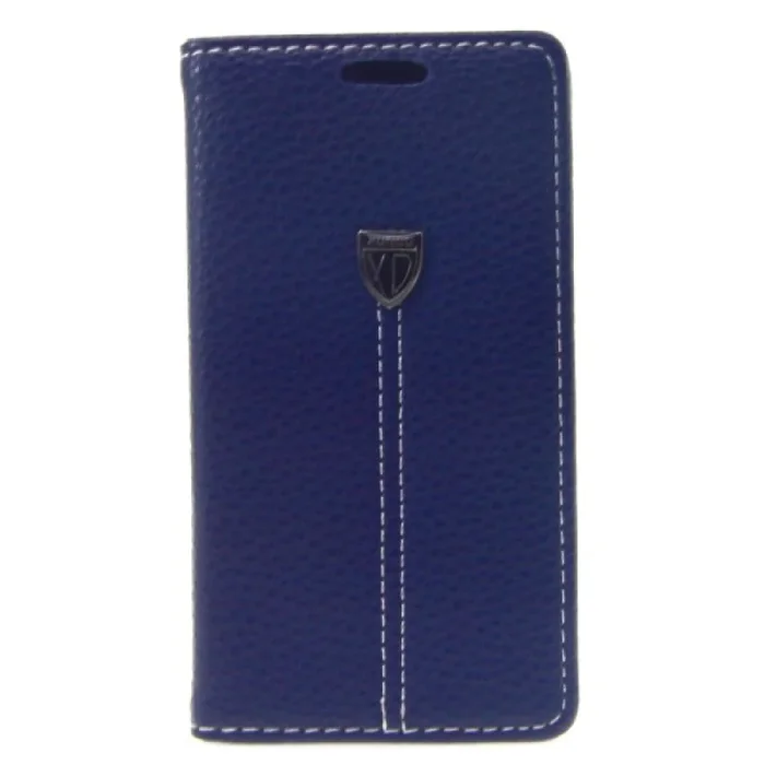 Book case fashion for galaxy a3 – blue