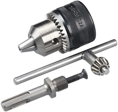 Bosch 1 x Adaptador SDS Plus con Portabrocas, 1.5-13 mm, sin Modo Impacto, Accesorio para Martillo Perforador
