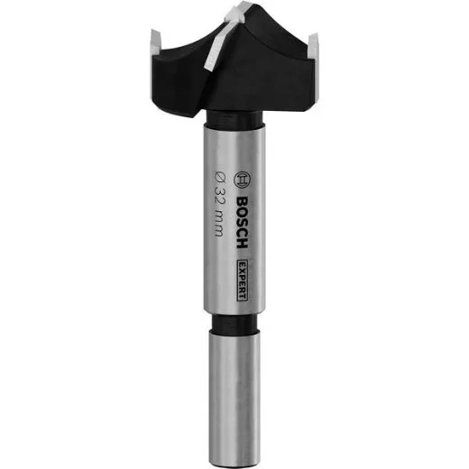 Bosch 1x Broca para cajas de bisagras EXPERT (para Tableros recubiertos de plástico, Tablero para mobiliario de madera maciza, Ø 32,00 mm, Professional Accesorios Taladro de pie)