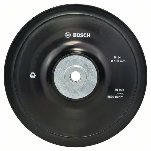 Bosch 2 608 601 209 – Plato de goma – 180 mm, 8 500 U/min (pack de 1)
