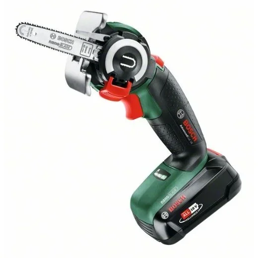 Bosch NanoBlade AdvancedCut 18 Sierra a batería, 1 batería, tecnología NanoBlade, sistema de 18 voltios, en estuche