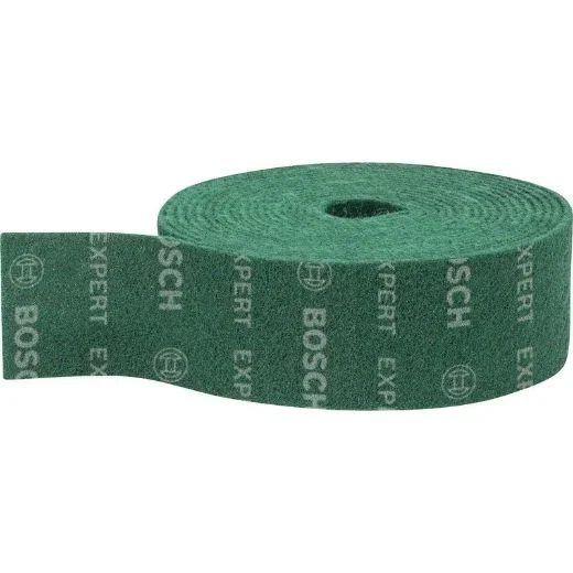 Bosch Professional 1x Rollo de vellón Expert N880 para Láminas de acero, Anchura 100 mm, Longitud 10 m, accesorios Lijado manual