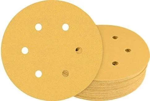 Bosch Professional 5x Lijas Expert C470 con 6 agujeros (para Madera dura, Pintura sobre madera, Ø 150 mm, grano 40, accesorios Lijadora excéntrica)
