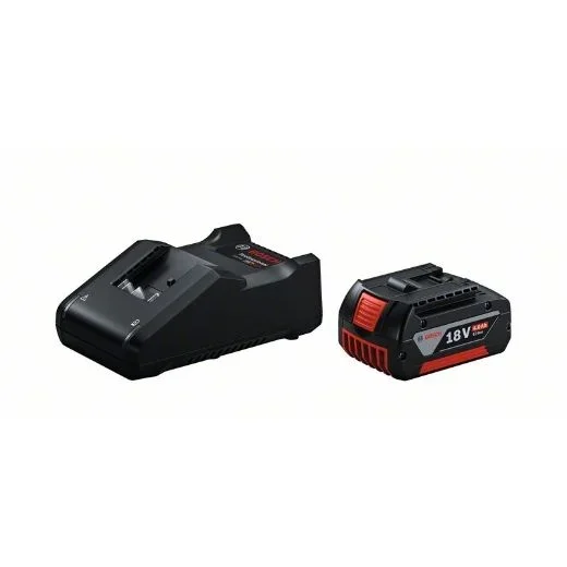 Bosch Professional GAL 18V-40 + GBA 18V Starterset Cargador + batería de litio, 1 batería x 4.0 Ah, 18 V