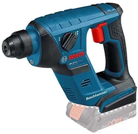 Bosch Professional GBH 18 V-LI Compact Martillo perforador a batería, 1 J, diámetro máximo hormigón 12 mm, SDS plus, sin batería, en L-BOXX, 18 V
