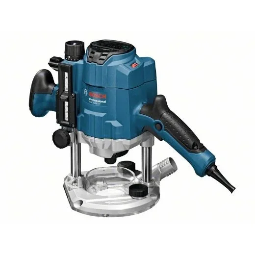 Bosch Professional GOF 1250 CE – Fresadora de superficie (1250 W, 10000 – 24000 rpm , 6/8 mm, vel. constante, ajuste preciso 0,1 mm, en L-BOXX)