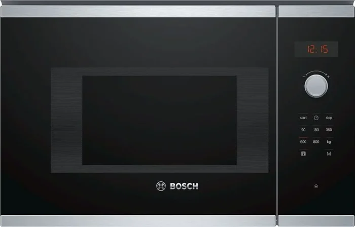 Bosch Serie 4 BFL523MS0 microondas Integrado Solo microondas 20 L 800 W Negro, Acero inoxidable