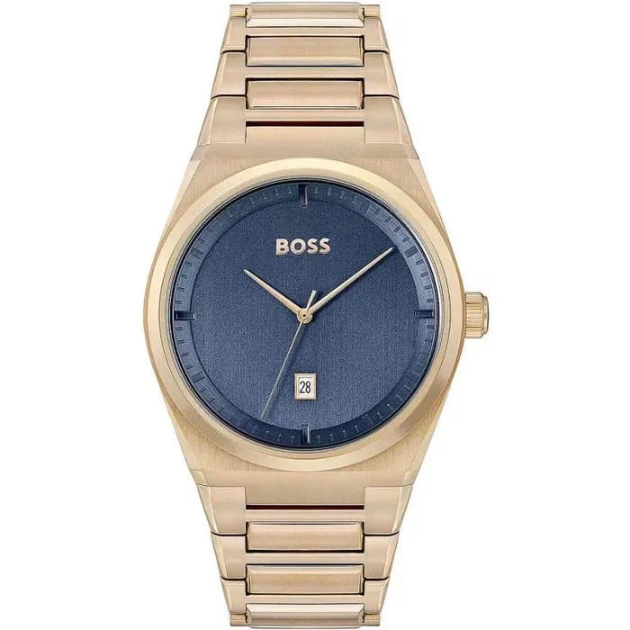 BOSS Reloj Analógico de Cuarzo para Hombre con Correa en Acero Inoxidable Color Oro Rosado – 1513995