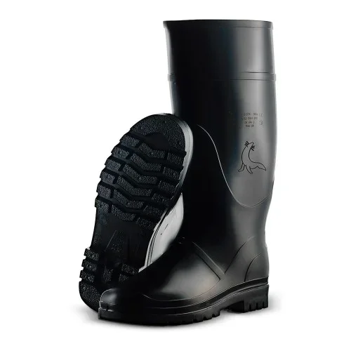 Bota de agua caña alta color negro talla 45