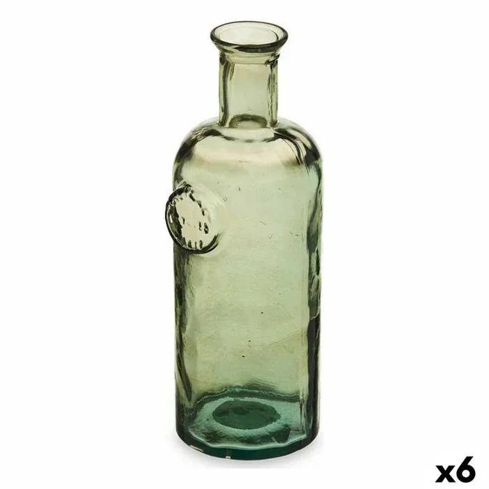 Botella stamp decoración 13 x 34 x 12 cm champagne (6 unidades)