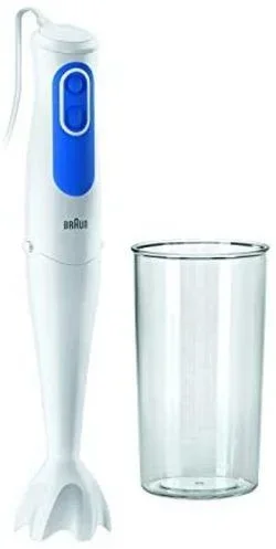 Braun MQ 3000 WH Smoothie+ 0,6 L Batidora de inmersión 700 W Azul, Blanco