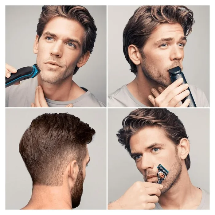 Braun multigroomer 81679634 depiladora para la barba negro, azul