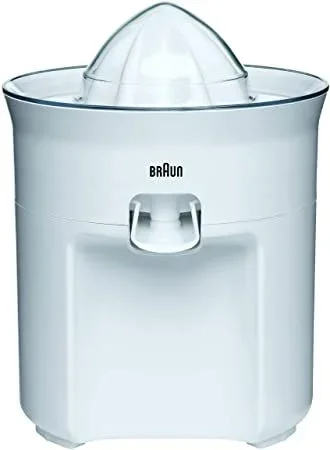 Braun TributeCollection CJ3050 – Exprimidor Eléctrico, 60 w, Sistema Antigoteo, Tapa Incluida, Apto para Lavavajillas, Blanco