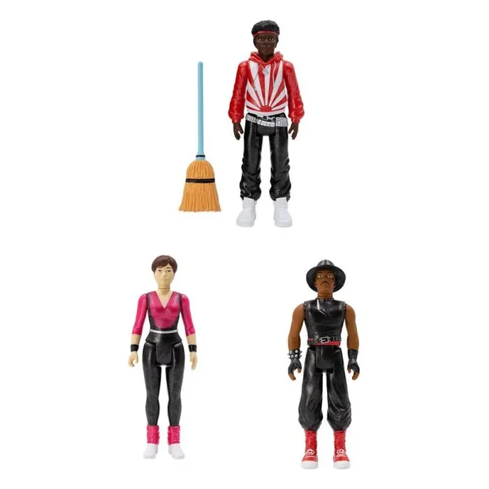 Breakin pack de 3 figuras reaction metallic 10 cm