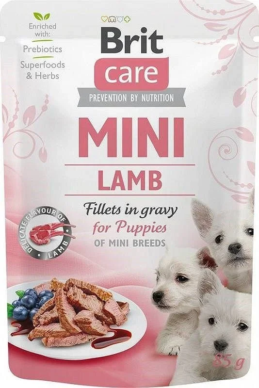 Brit care mini puppy lamb – comida húmeda para perros – 85 g
