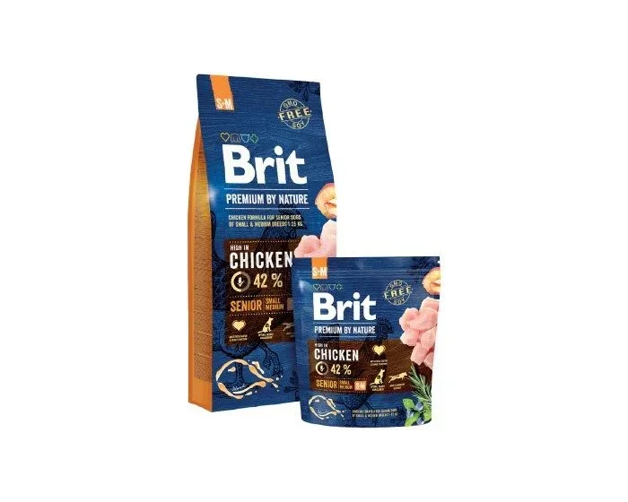 Brit premium by nature s+m senior 8kg